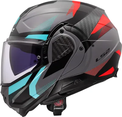Obrázek produktu pro LS2 FF910 Advant II Triple flip-up helma, šedá/modrá/červená, XS (53/54)