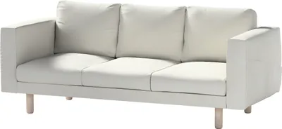 Produktbild von Dekoria Bezug für Norsborg 3-Sitzer Sofa, mittelgrau, Norsborg 3-Sitzer Sofabezug