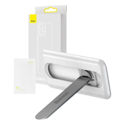 Produktbild von Baseus Selbstklebender Klappbarer Telefonständer Weiss (Luxz000002)