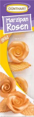 Obrázok produktu pre Günthart marcipánové ruže, zlaté 54 g
