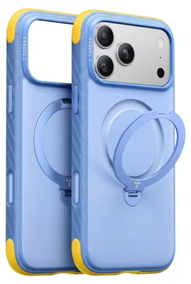 Immagine prodotto di Custodia per iPhone 18 Pro / 17 Pro, marca Torras, modello Ostand Q3, colore blu