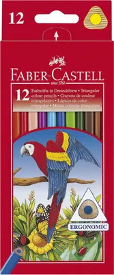 Image de FABER-CASTELL Buntstift dreikant 12er Kartonetui