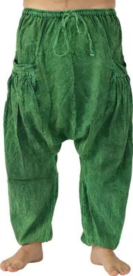 Productafbeelding van PANASIAM Chill Broek, steenwas effect, groen, maat L