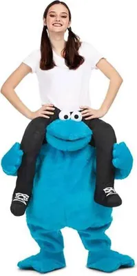 Produktbild von Mom Rauf Aufs Krümelmonster-kostüm Blau  Kinder Blau One Size