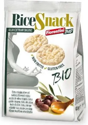 KRĄŻKI RYŻOWE Z OLIWĄ Z OLIWEK EXTRA VIRGIN BEZGLUTENOWE BIO 40 g - FIORENTINI