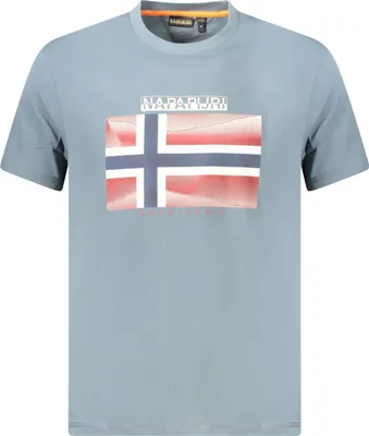 Produktbild von Napapijri Herren KURZARM-T-SHIRT Grau NP0A4IE5SLARISS_GRG1Y : Größe - S Größe: S
