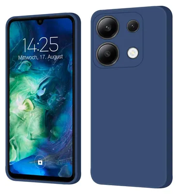 Produktbild von Hülle für Xiaomi Redmi Note 13 Case Cover Bumper Smartphone Softgrip Schutzhülle Farbe: Blau