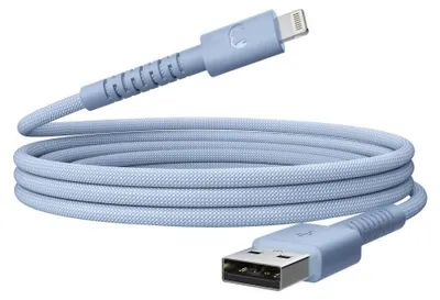 Produktbild von Fresh 'n Rebel FlexWave, 2 m, Lightning, USB A, Männlich, Männlich, Blau