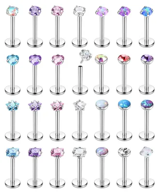 Productafbeelding van Solidchoice - Set van 28 Stuks Chirurgisch Staal Neus Piercings