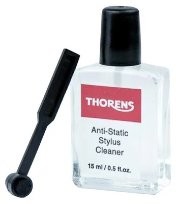 Produktbild von Thorens Nadelreiniger für Plattenspieler Nadeln 15 ml mit Pinsel und Carbonbürste