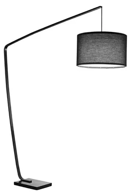 Obrázok produktu pre Moderná kovová stojaca lampa Zoe, čierna, 1 žiarovka E27