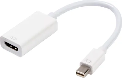 Produktbild von ViVanco™Mini-DisplayPort-zu-HDMI-Adapter, 0,1 m, Mini DisplayPort, HDMI, Männlich, Weiblich, Gerade