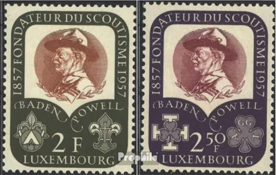 Produktbild von Briefmarken Luxemburg 1957 Mi 567-568 (kompl.Ausg.) postfrisch Pfadfinder