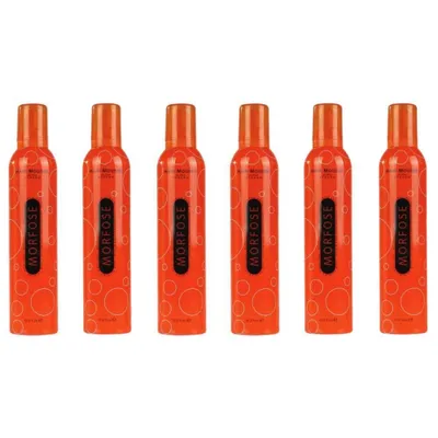 Produktbild von 6er Set Morfose Ultra Strong Haarschaum Profi Schaumfestiger extremen Halt 350ml