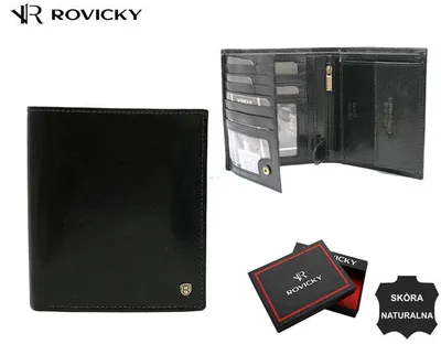 Produktbild von Rovicky Brieftasche für Männer Zeuxophis schwarz One size