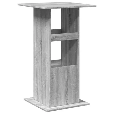 Produktbild von vidaXL Bartisch mit Ablagen Grau Sonoma 60x60x102 cm Holzwerkstoff