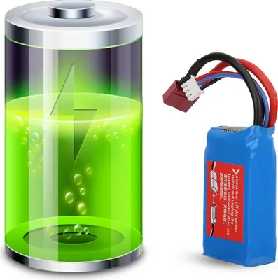 Obrázek produktu pro 7.4V 1500MAH RC Toys Baterie vhodná pro WLtoys A959-B A969-B A979-B K929-B Vozidlo na dálkové ovládání