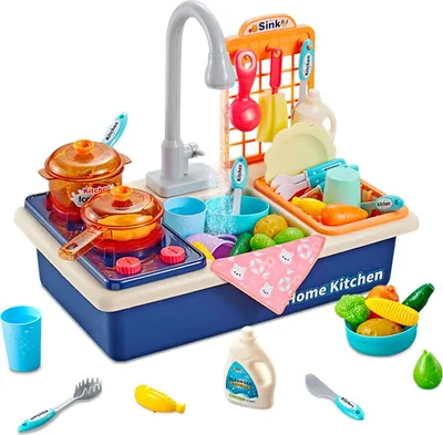 Produktbild von kinder küche spielset mit herd und spülbecken ab 3 jahren