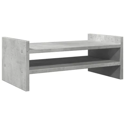 Obrázok produktu pre vidaXL Stojan na monitor betón sivý 50x27x20 cm materiál na báze dreva
