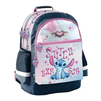 Zdjęcie produktu dla Plecak Trzykomorowy Lilo&Stitch, Angel Ds26Zz Dla Dziewczynki Paso