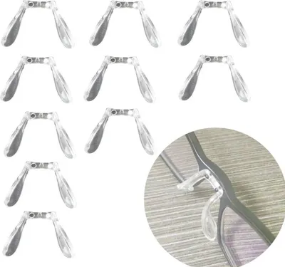 Immagine prodotto di INF Sella in silicone con protezione per il naso a forma di U per occhiali, confezione da 10