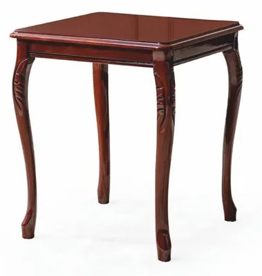 Produktbild von Casa Padrino Luxus Barock Massivholz Beistelltisch Dunkelbraun H. 57 cm - Barock Möbel