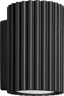 Produktbild von Wandlampe Aluminium 10 cm hoch Schwarz GU10 Modern