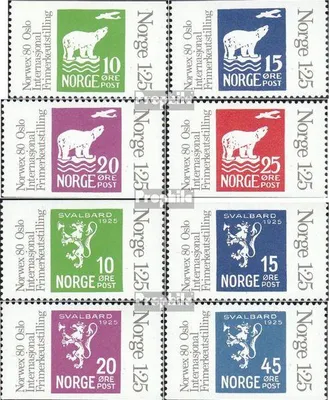 Produktbild von Briefmarken Norwegen 1978 Mi 775-782 (kompl.Ausg.) postfrisch NORWEX 1980