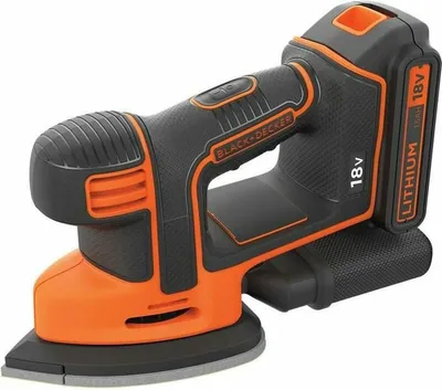 Produktbild von Black & Decker BDCDS18N, Feinschleifer, Schwarz, Orange, 12000 RPM, 79,2 dB, 68,2 dB, 7,3 m/s²