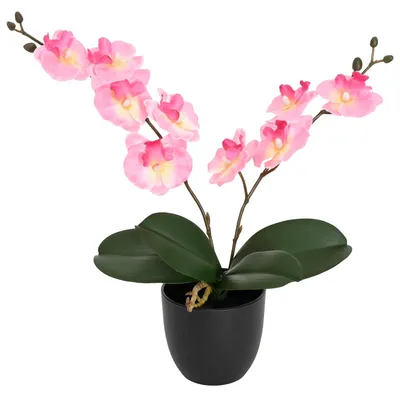 Obrázok produktu pre vidaXL Umelá orchidea, ružová, 36 x 10 x 30 cm
