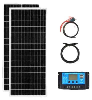 Obrázek produktu pro Solární panel, monokrystalický křemík, vodotěsné provedení, sada 300 W, 12 V