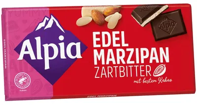 Produktbild von Alpia Edel Marzipan Zartbitter 100g