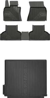 Produktbild von FROGUM Gummimatten Auto Fußmatten + Kofferraummatte für BMW X5 F15 2013-2018
