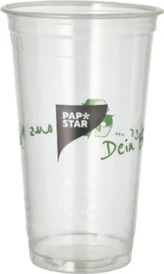 Produktbild von Trinkbecher PLA 0,5 l Ø 9,5 cm · 15,1 cm "Becher aus Mais"