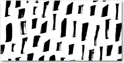 Produktbild von Tulup® Leinwandbild - 140x70 cm - Wandkunst - Drucke auf Leinwand - Leinwanddruck  - Sonstige - Schwarzweiß - Schwarzweiße Flecken