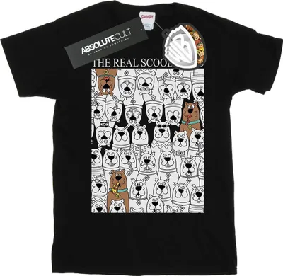 Image de Scooby Doo - "The Real Scooby Doo" T-shirt pour homme BI45005 (XL) (Noir)