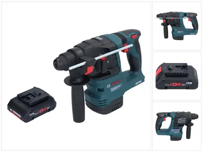 Produktbild von Bosch GBH 18V-22 Professional Akku Bohrhammer 18 V 1,9 J SDS Plus Brushless + 1x ProCORE Akku 4,0 Ah - ohne Ladegerät