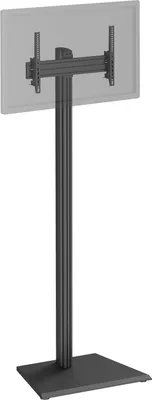 Image de Support TV sur pied 32'' - 75'' Hauteur 240cm à poser, Inclinable noir