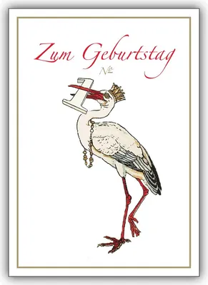 Produktbild von 5er Set Baby Geburtstags Glückwunschkarten: Zum 1. Geburtstag