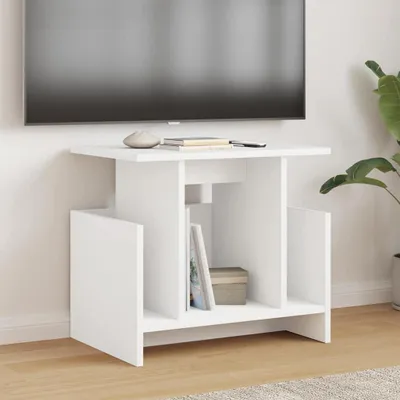 Produktbild von "Schlussverkauf" TV-Ständer 2 Stück - WohnzimmerTV-Möbel/TV-Tisch - Weiß 50x35x45 cm Holzwerkstoff  C14440