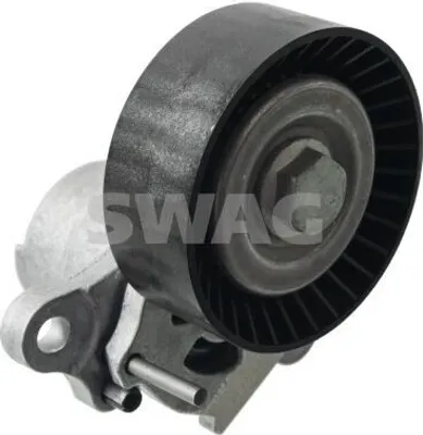 Produktbild von SWAG 33 10 0096 Riemenspanner Keilrippenriemen für AUDI A4 B9 Avant (8W5, 8WD) Ø70mm Rolle