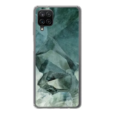 Produktbild von MuchoWow® Handyhülle Schutzhülle Hülle für Samsung Galaxy A12 Mineralien - Kristalle - Naturstein Silikon Softcase Handy Hülle - Bild