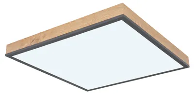 Produktbild von LED-Deckenleuchte - Braun - Graphitgrau - MDF - Metall - B 45 cm