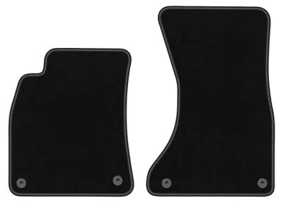 Immagine prodotto di Tappetini anteriori in moquette per Audi A5 8T 2008-2018 (coupé) – 2 pezzi, neri, su misura – Wielganizator BASIC