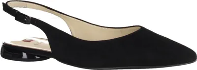 Produktbild von Högl 1-100102 Sling, Damen, Leder, Schwarz, Sandale mit geschloss. Vorderkappe - Damenschuhe Top Trends, Schwarz, leder (samtkid), absatzhöhe: 10 mm