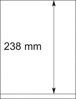 Produktbild von Lindner 802111P T-Blanko-Blätter - 10er-Packung