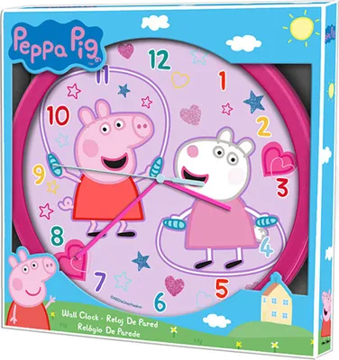 Produktbild von Peppa Pig 25cm Wanduhr PP09054