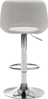 Produktbild von Barhocker HLO-CP243 Samt chrom  creme
