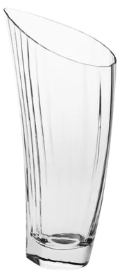Produktbild von KROSNO Vase geriffelt Klar, 45 cm