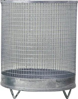 Produktbild von Abfallbehälter 118l H.600xD.500mm verz. Drahtgitter m. 4 Füßen